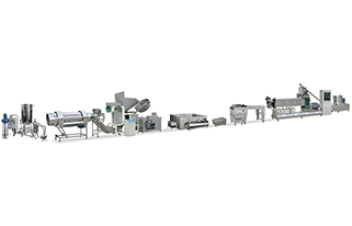 Extruded Fried Snacks, Fried Pellets Processing Line